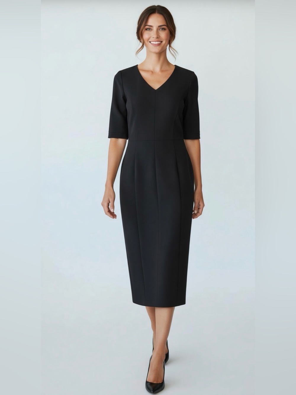 Lands' End Wool Blend Tall Sheath Size 6